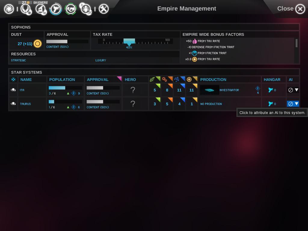 empire management