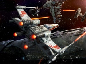 The iconic X-Wing...