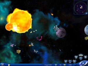 Space Rangers combat screenshot.