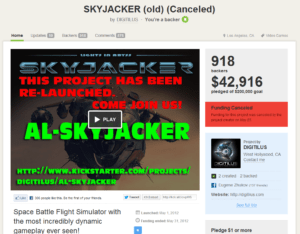 SkyJacker Kickstarter
