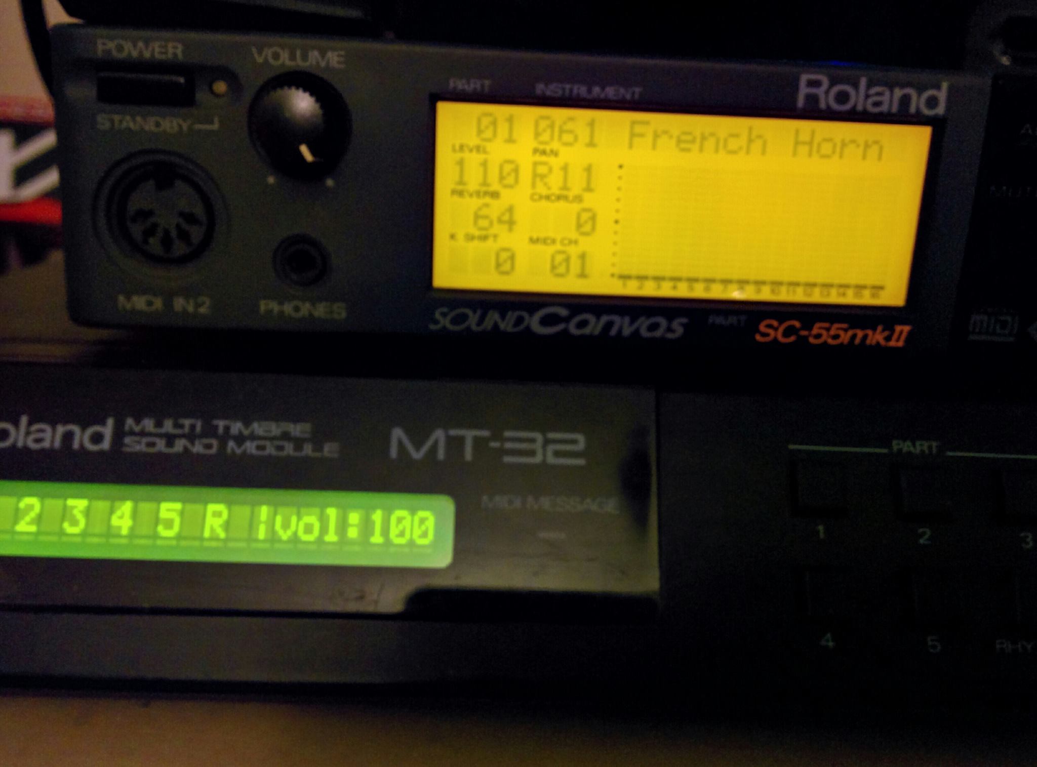 The Hard Stuff: The Roland MT-32 and SC-55mkII MIDI Modules